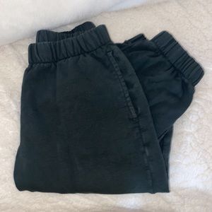 dark green joggers